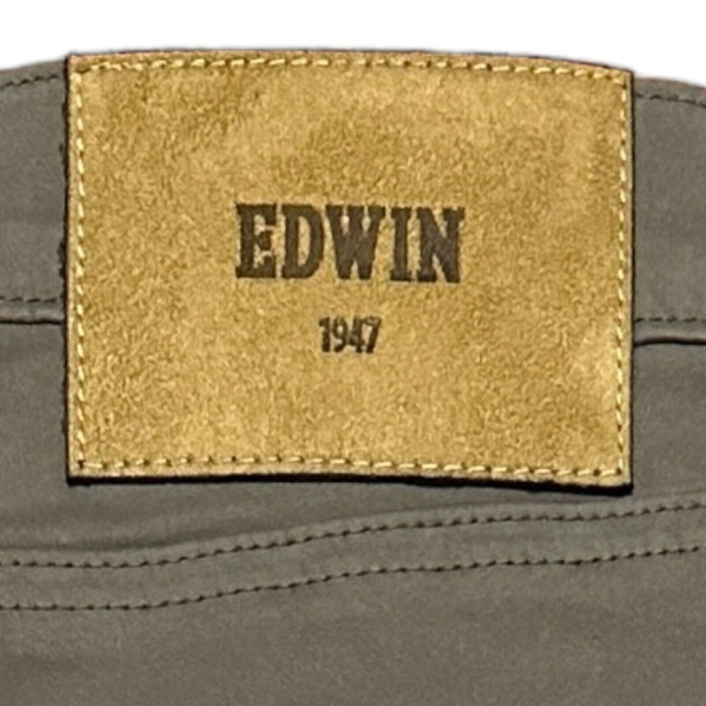 NEW EDWIN Maddox Endurance Designer Slim Straight Jeans Sage Size 31‎ (30x31) - Picture 3 of 6